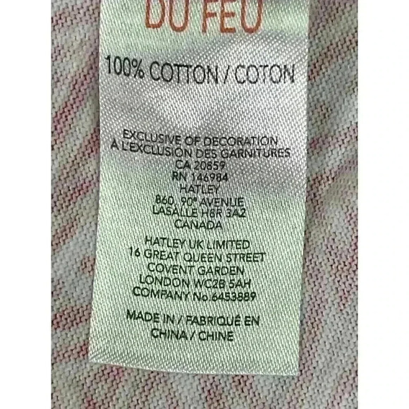 Hatley Women's Peplum Sleeve Dress Cross Hatch Tropics SIZE-S/P - Picture 4 of 8